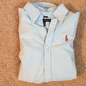 Ralph Lauren Slim-Fit Oxford Blouse